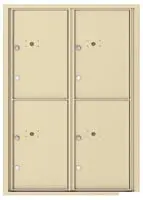 Florence 4C Mailboxes 4C12D-4P Sandstone