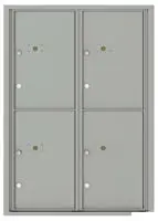 Florence 4C Mailboxes 4C12D-4P Silver Speck