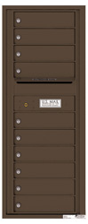 Florence 4C Mailboxes 4C12S-10 Antique Bronze