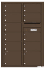 Florence 4C Mailboxes 4C13D-11 Antique Bronze