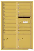 Florence 4C Mailboxes 4C13D-16 Gold Speck