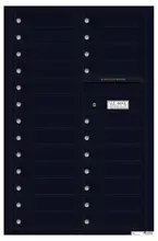 Florence 4C Mailboxes 4C13D-24 Black