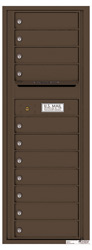 Florence 4C Mailboxes 4C13S-11 Antique Bronze