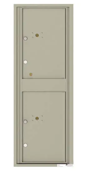 Florence Recessed 4C Horizontal Mailbox – 2 Parcel Lockers – Front Loading – 13 Doors High – USPS Access Product Image