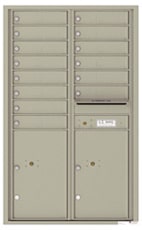 Florence 4C Mailboxes 4C14D-14 Postal Grey