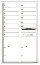 Florence 4C Mailboxes 4C14D-14 White