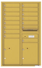 Florence 4C Mailboxes 4C14D-15 Gold Speck