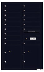 Florence 4C Mailboxes 4C14D-16 Black