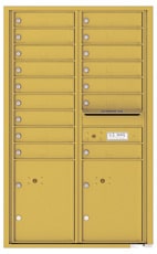 Florence 4C Mailboxes 4C14D-16 Gold Speck