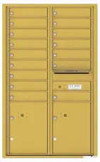 Florence 4C Mailboxes 4C14D-16 Gold Speck