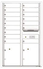 Florence 4C Mailboxes 4C14D-16 White
