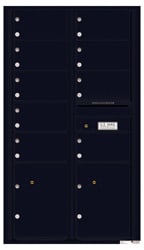 Florence 4C Mailboxes 4C15D-09 Black