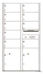 Florence 4C Mailboxes 4C15D-09 White