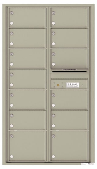 Florence Recessed 4C Horizontal Mailbox – 13 Tenant Doors – Front Loading – 15 Doors High – Double Column – USPS Access Product Image