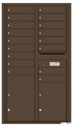 Florence 4C Mailboxes 4C15D-17 Antique Bronze