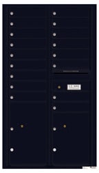 Florence 4C Mailboxes 4C15D-17 Black