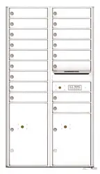 Florence 4C Mailboxes 4C15D-17 White