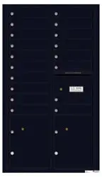 Florence 4C Mailboxes 4C15D-18 Black