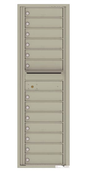 Florence Recessed 4C Horizontal Mailbox – 13 Tenant Doors – Front Loading – 15 Doors High – Single Column – USPS Access Product Image