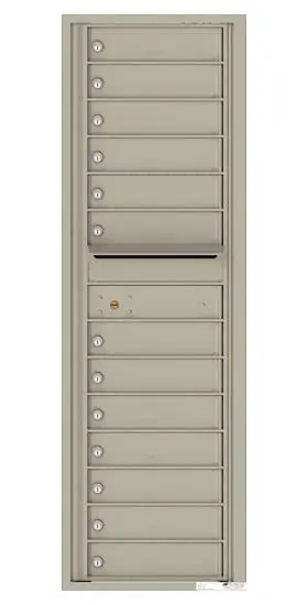 Florence Recessed 4C Horizontal Mailbox – 13 Tenant Doors – Front Loading – 15 Doors High – Single Column – USPS Access Product Image