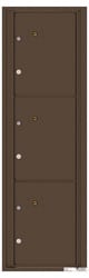 Florence 4C Mailboxes 4C15S-3P Antique Bronze