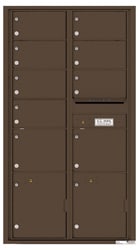 Florence 4C Mailboxes 4C16D-09 Antique Bronze