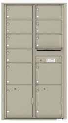 Florence 4C Mailboxes 4C16D-09 Postal Grey