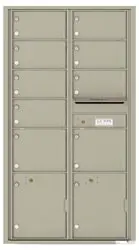 Florence 4C Mailboxes 4C16D-09 Postal Grey