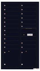 Florence 4C Mailboxes 4C16D-19 Black