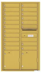 Florence 4C Mailboxes 4C16D-19 Gold Speck