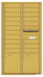 Florence 4C Mailboxes 4C16D-20 Gold Speck