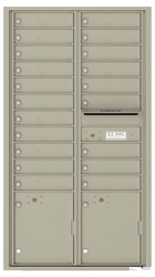 Florence 4C Mailboxes 4C16D-20 Postal Grey