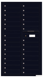 Florence 4C Mailboxes 4C16D-29 Black