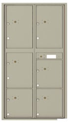 Florence 4C Mailboxes 4C16D-6P Postal Grey