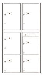 Florence 4C Mailboxes 4C16D-6P White