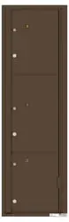 Florence 4C Mailboxes 4C16S-3P Antique Bronze