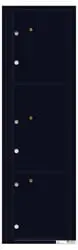 Florence 4C Mailboxes 4C16S-3P Black