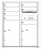 Florence 4C Mailboxes 4CADD-07 White