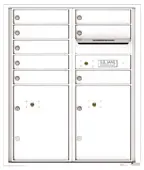 Florence 4C Mailboxes 4CADD-08 White