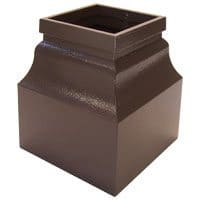 Gaines Mailboxes Post Cuff Metallic Bronze