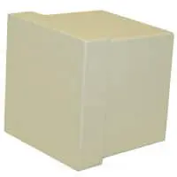 Gaines Mailboxes Post End Cap Almond