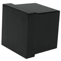 Gaines Mailboxes Post End Cap Black