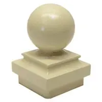 Gaines Mailboxes Post Finial Almond