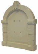 Gaines Keystone Mailbox Door Almond