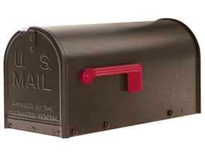 Janzer Mailboxes Textured Bronze