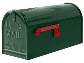 Janzer Mailboxes Gloss Green