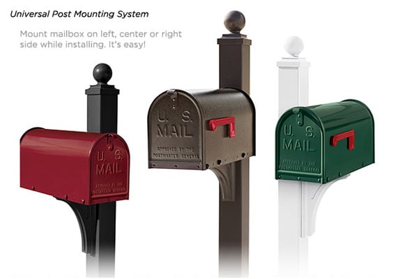 Janzer Mailboxes Universal Post Mounting System