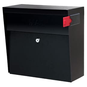 Mail Boss Metro Wall Mount Black