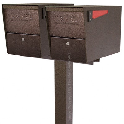 Mail Boss Package Master Dual Mailboxes with Post Featured Image