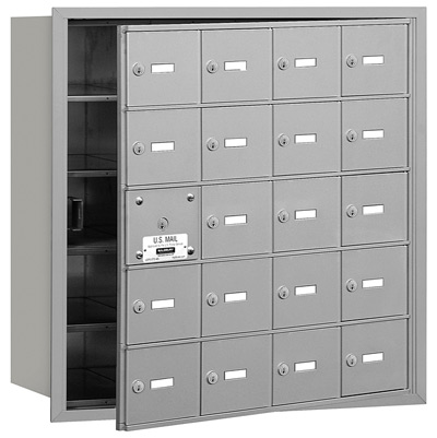 20 Door Front Loading 3620 Salsbury 4B+ Horizontal Mailboxes (19 Tenant Doors and 1 Master Door) Product Image